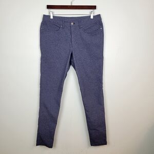 Lululemon ABC Pant Slim Tech Canvas Heathered Deep Navy Pants 32
